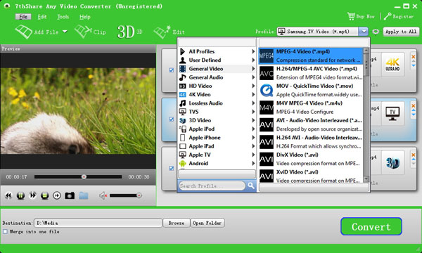 convert video to quicktime format